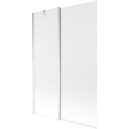 Mexen Flip, kádparaván 1 szárny 120 x 150 cm, forgó szárny, 6 mm-es matt üveg, króm profil, 894-120-101-01-30