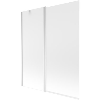 Mexen Flip, kádparaván 1 szárny 140 x 150 cm, forgó szárny, 6 mm-es matt üveg, króm profil, 894-140-101-01-30