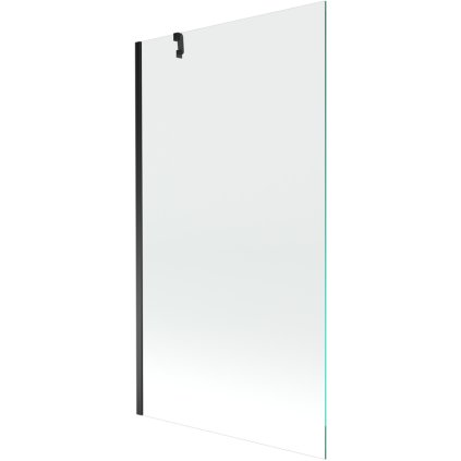 Mexen Next, kádparaván 1 szárny 100 x 150 cm, fix szárny, 6 mm átlátszó üveg, fekete profil, 895-100-000-00-00-70