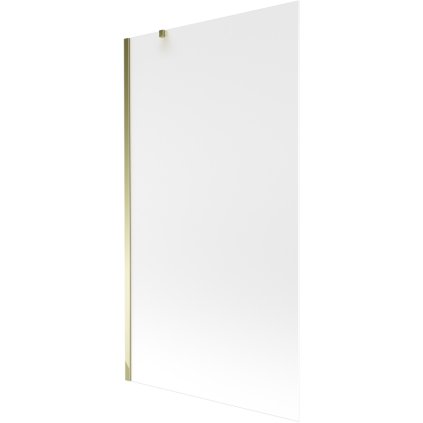 237828 2 mexen next vanova zastena 1 kridlova 100 x 150 cm fixne kridlo 6 mm namraza sklo zlaty profil 895 100 000 00 30 50