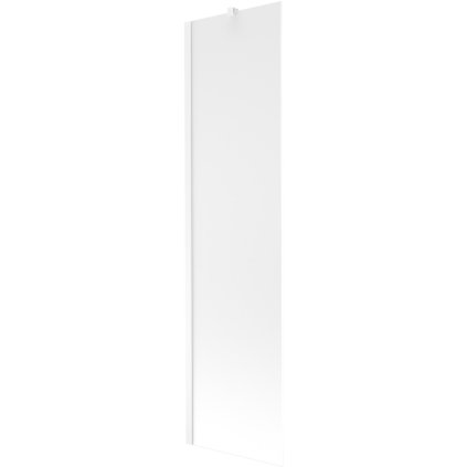 Mexen Next, kádparaván 1 szárny 50 x 150 cm, fix szárny, 6 mm matt üveg, fehér profil, 895-050-000-00-30-20