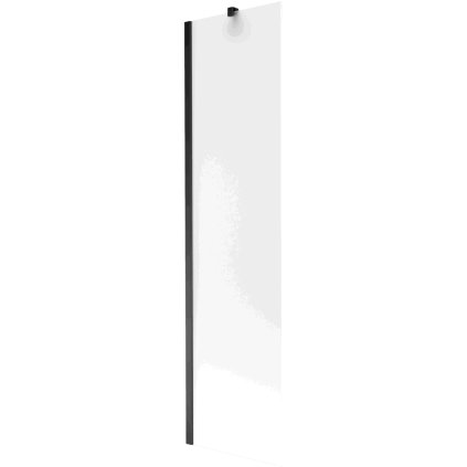 Mexen Next, kádparaván 1 szárny 50 x 150 cm, fix szárny, 6 mm matt üveg, fekete profil, 895-050-000-00-30-70