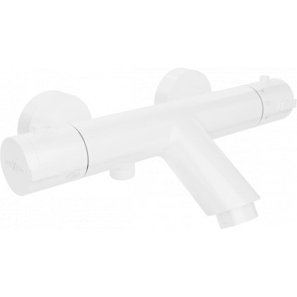 Mexen KAI, termosztatikus fürdőcsaptelep, fehér, 77300-20