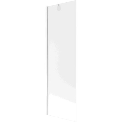 Mexen Next, kádparaván 1 szárny 60 x 150 cm, fix szárny, 6 mm matt üveg, fehér profil, 895-060-000-00-30-20