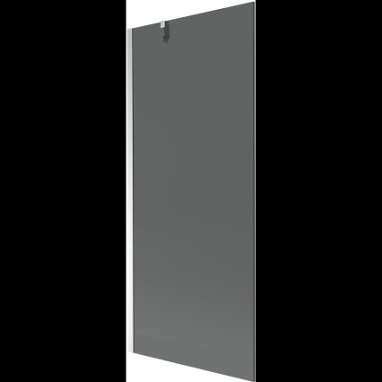 Mexen Next, kádparaván 1 szárny 80 x 150 cm, fix szárny, 6 mm szürke üveg, króm profil, 895-080-000-00-40-01