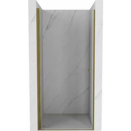214851 mexen pretoria 1 kridlove sprchove dvere do otvoru 100 x 190 cm 6 mm cire sklo zlaty profil 852 100 000 50 00
