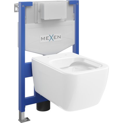 Mexen Fenix XS-F, rejtett modul és függő WC Margo, fehér, 6803342XX00
