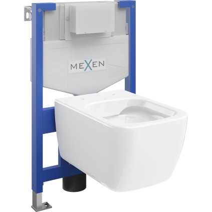 Mexen Fenix XS-F, rejtett modul és függő WC Stella, fehér, 6803368XX00