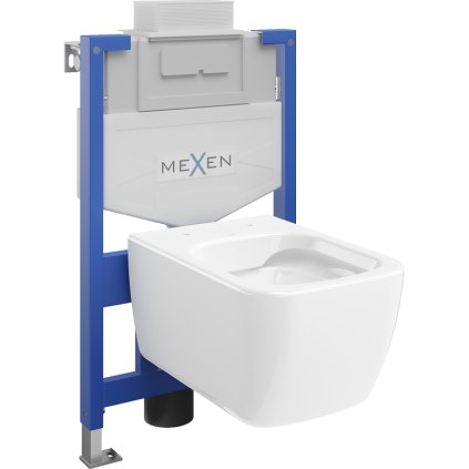 Mexen Fenix XS-U, rejtett modul és függő WC Stella, fehér, 6853368XX00