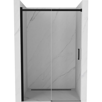 58504 mexen omega posuvne sprchove dvere do otvoru 120 cm cierna transparentna 825 120 000 70 00