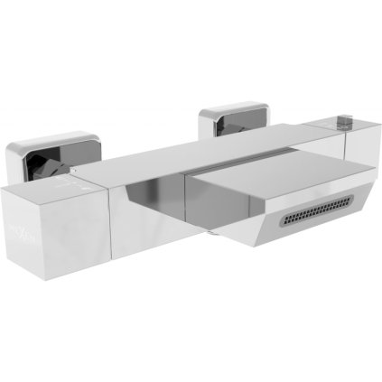 Mexen CUBE termosztatikus fürdőcsaptelep, króm, 77360-00