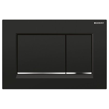 Geberit Sigma30 - Sigma30 vezérlőgomb, fekete / króm fényes, 115.883.KM.1