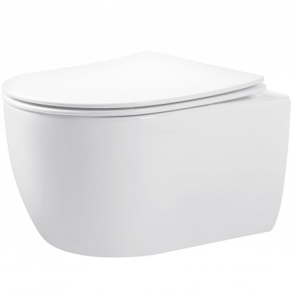 242343 rea oliver zavesna wc misa rimless s toaletnym sedadlom s pomalym dopadom biela rea c6509
