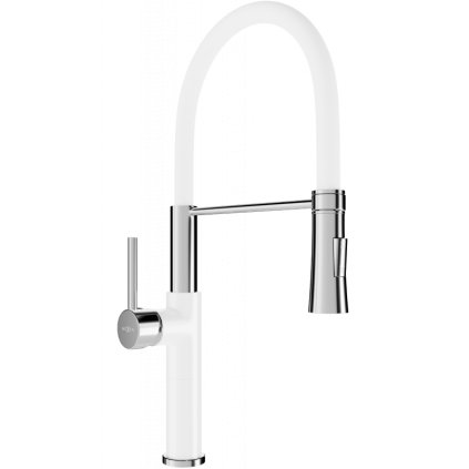 Mexen DINA - Magas csap / mosogató, fehér, 672701-20