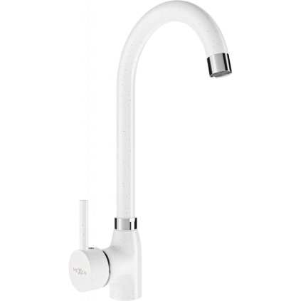 Mexen TELMA - Magas csap / mosogató, fehér / foltok, 670200-26