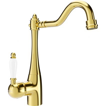 Mexen CARLA - Magas csap / mosogató, arany, 670700-50