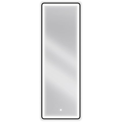 Mexen Coro, LED fürdoszobai tükör háttérvilágítással és fekete kerettel 50x150 cm, 6000K, páramentesíto, 9817-050-150-611-70