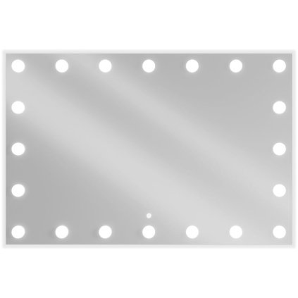Mexen Dona, LED fürdoszobai tükör háttérvilágítással 100 x 80 cm, 6000K, páramentes, 9818-100-080-611-00