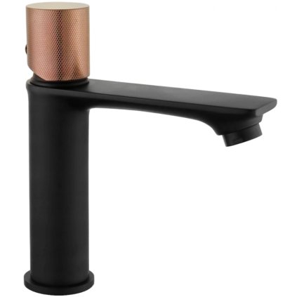 Mexen Royo One mosdócsaptelep, fekete/rózsa arany, 72201-76