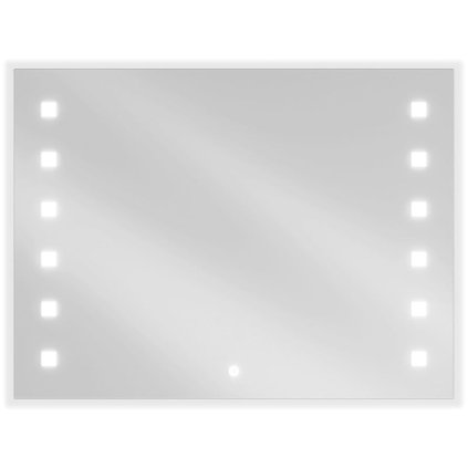 Mexen Ner, LED fürdoszobai tükör háttérvilágítással 80x60 cm, 6000K, páramentes, 9809-080-060-611-00