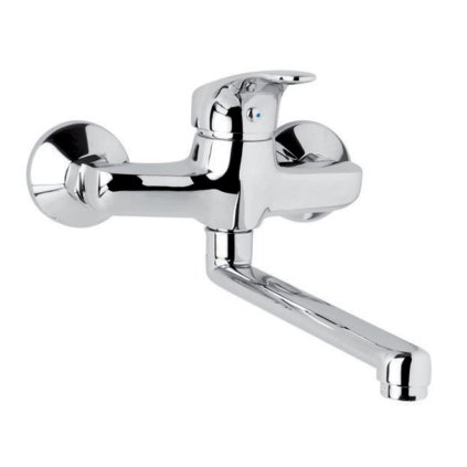 262436 1 mereo drezova nastenna bateria sonata s ramienkom plochym rovnym 210 mm chrom mer cb302n