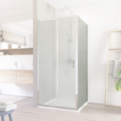 Mereo, Lima fix alkatrész repülő és háromrészes tolóajtókhoz, átlátszó üveg, MER-CK10202K