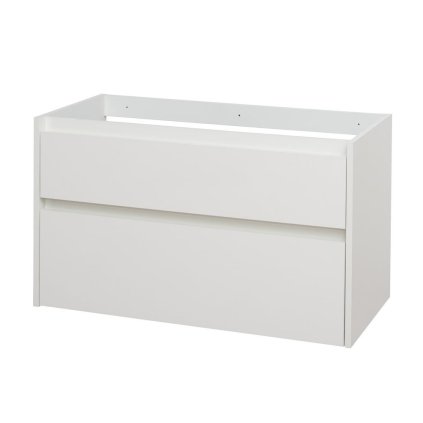 Mereo, Opto, fürdőszoba szekrény 101 cm, fehér, MER-CN912S