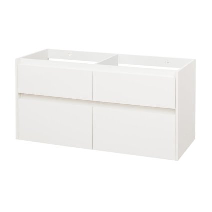 Mereo, Opto, fürdőszoba szekrény 121 cm, fehér, MER-CN913S