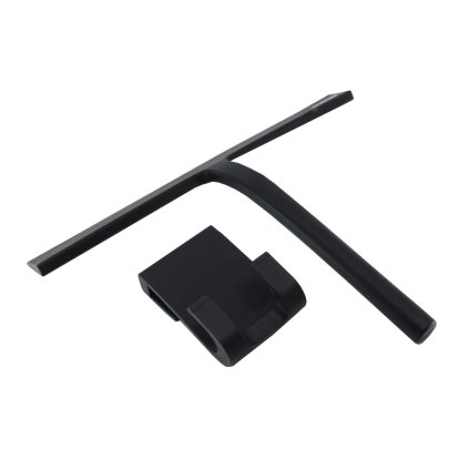 Mereo, szilikon üveg gumibetét, w. 280 mm, tartóval, fekete, MER-CK20