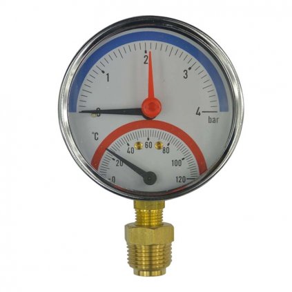 261191 mereo termomanometer 0 120 c 0 4 bar 0 6 bar mer pr3082