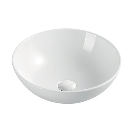 264422 3 mereo umyvadlo na dosku bez prepadu 400x400x145 mm okruhle keramicke pre zaslanie na palete mer uc404015c