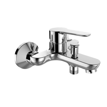 Mereo, Fürdőkád fali csaptelep, Zuna, tartozékok nélkül, króm, MER-CB901A03Z