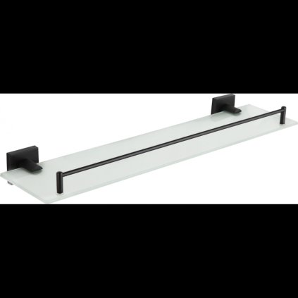 Mexen kiegészítők, RUFO üvegpolc, fekete, 7050937-70