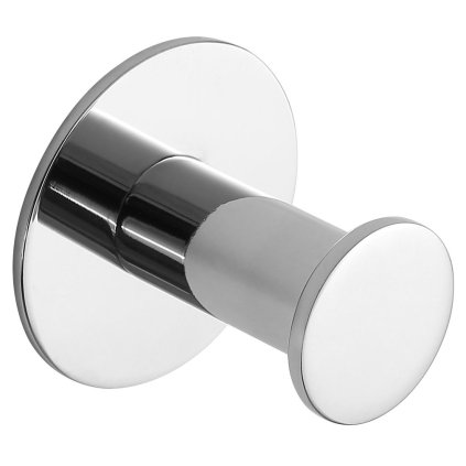 Sapho, X-ROUND öntapadó horog, polírozott rozsdamentes acél, XR219