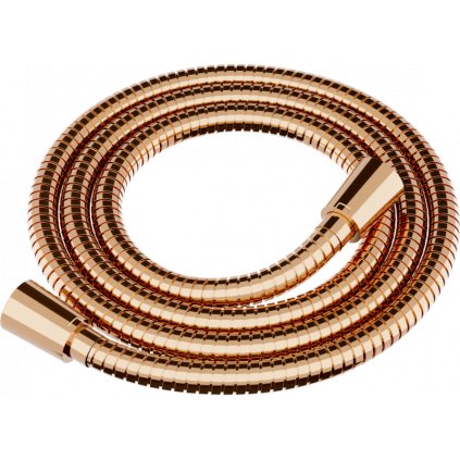 Mexen tartozékok, Zuhanycső 150 cm, rozsdamentes fonat, rose gold, 79460-60