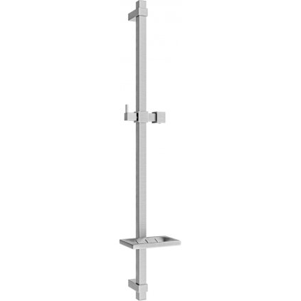 Mexen zuhanyrúd DQ 80 cm szappantartóval, csaptelep nélkül, grafit, 79381-66