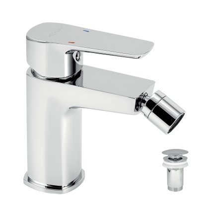 Novaservis Metalia 58 - Bidé csaptelep lefolyóval, króm 58011.0