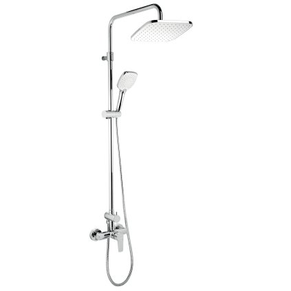 Novaservis Metalia 58 - Zuhanygarnitúra csapteleppel, króm, SET071 / 58.0