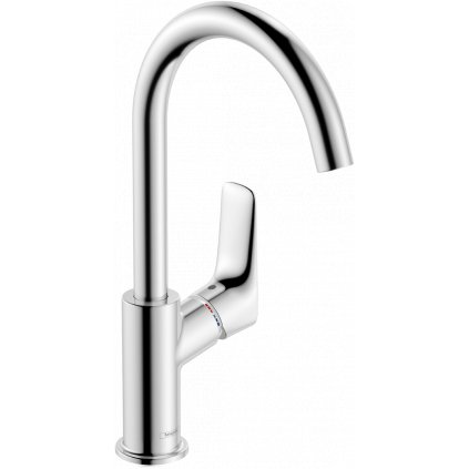 248807 hansgrohe logis pakova umyvadlova bateria 210 s otocnym vytokom chromova 71131000