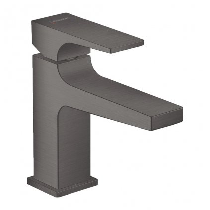 248672 1 hansgrohe metropol umyvadlova bateria 100 s vypustou push open kefovana cierna chromova 32500340