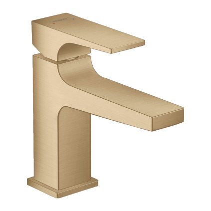 Hansgrohe Metropol, mosdócsaptelep 100 Push-Open kifolyóval, szálcsiszolt bronz, 32500140