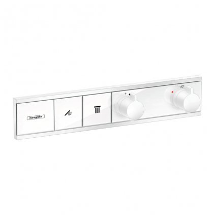 250397 hansgrohe rainselect bateria pod omietku na 2 spotrebice matna biela 15380700