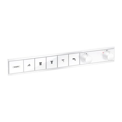 Hansgrohe RainSelect, rejtett csaptelep 5 készülékhez, matt fehér 15384700