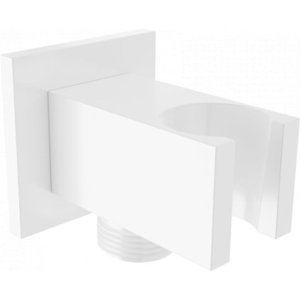 Mexen CUBE, rejtett sarok kézizuhany csatlakozó 1/2", fehér, 79300-20