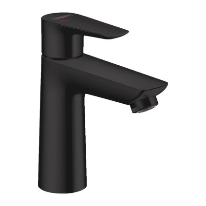 Hansgrohe Talis E, karos mosdócsaptelep 110 CoolStart lefolyókészlettel húzóval, fekete matt, 71713670