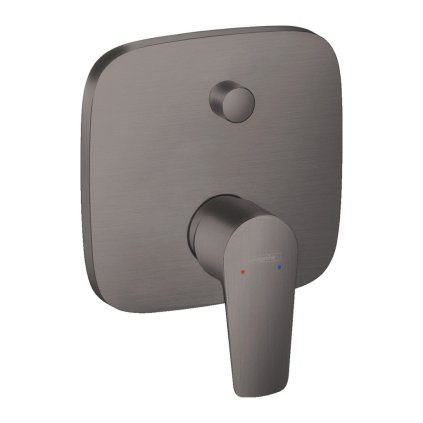 Hansgrohe Talis E, rejtett karos kádcsaptelep kapcsolóval 2 testhez, szálcsiszolt fekete króm, 71745340
