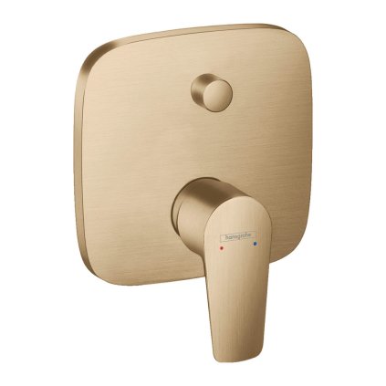 Hansgrohe Talis E, rejtett karos kádcsaptelep kapcsolóval 2 testhez, szálcsiszolt bronz, 71745140