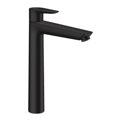 Hansgrohe Talis E, magas mosdócsaptelep 240 lefolyókészlettel húzóval, fekete matt, 71716670