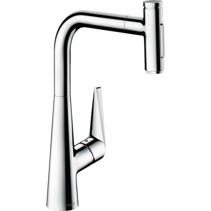 Hansgrohe Talis Select M51, mosogató csaptelep M5117-H300 kihúzható spray-vel, sBOX, króm, 73867000