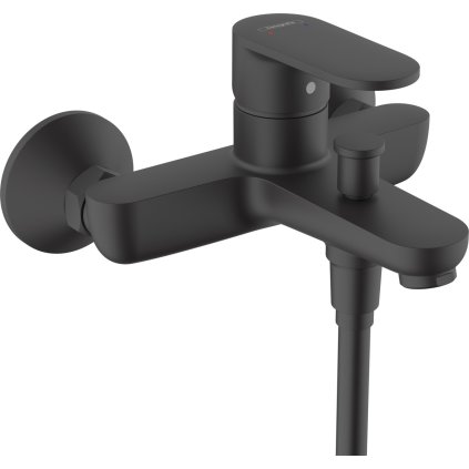 Hansgrohe Vernis Blend, falra szerelhető fürdőcsaptelep, fekete matt, 71440670